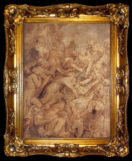 framed  Peter Paul Rubens Go up the cross, ta009-2